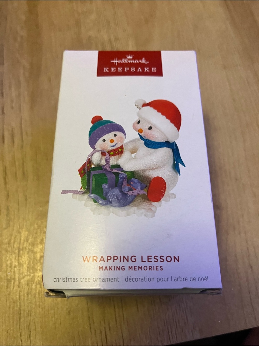 Hallmark WRAPPING LESSON Making Memories 17th Series 2024 Keepsake Ornament 17